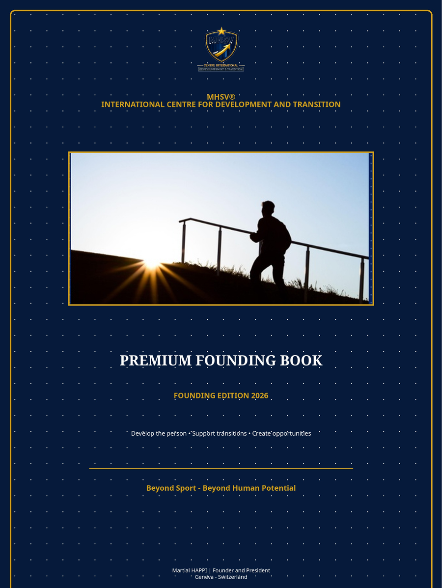 Couverture du Livre Fondateur MHSV®, édition anglaise